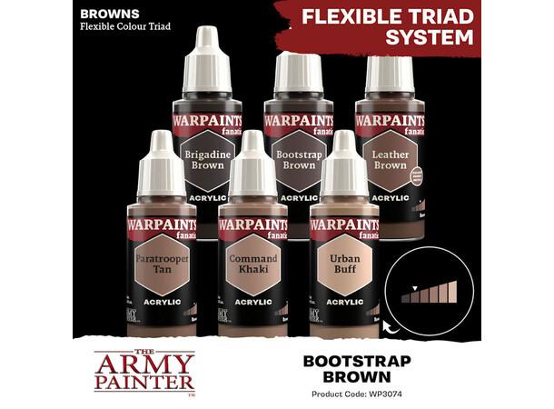 Warpaints Fanatic Bootstrap Brown Army Painter 