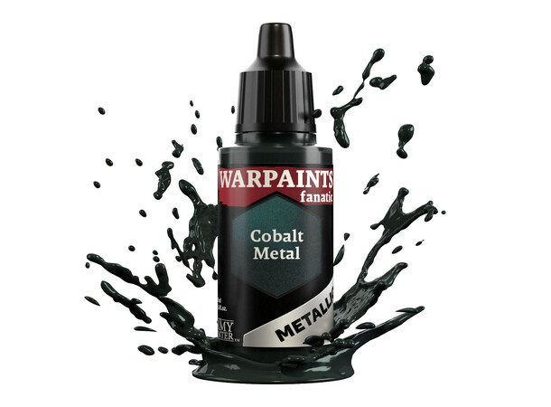 Warpaints Fanatic Cobalt Metal Army Painter Metallic 