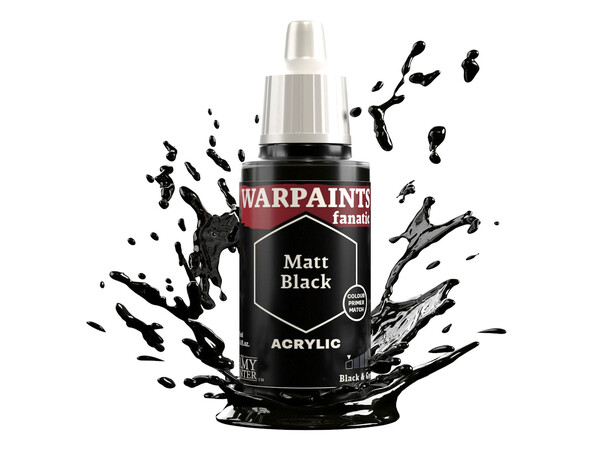 Warpaints Fanatic Matt Black Army Painter 