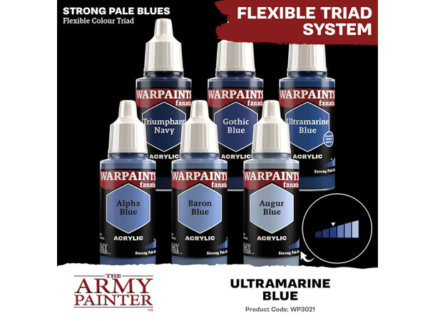 Warpaints Fanatic Ultramarine Blue Army Painter 