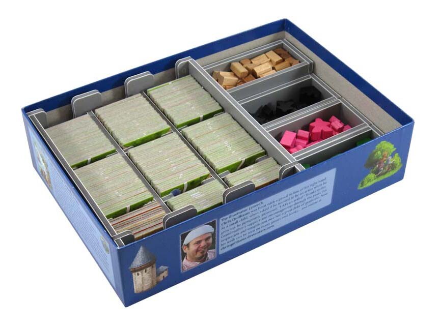 Carcassonne Insert (Från Folded Space) Få systemet i spellådan