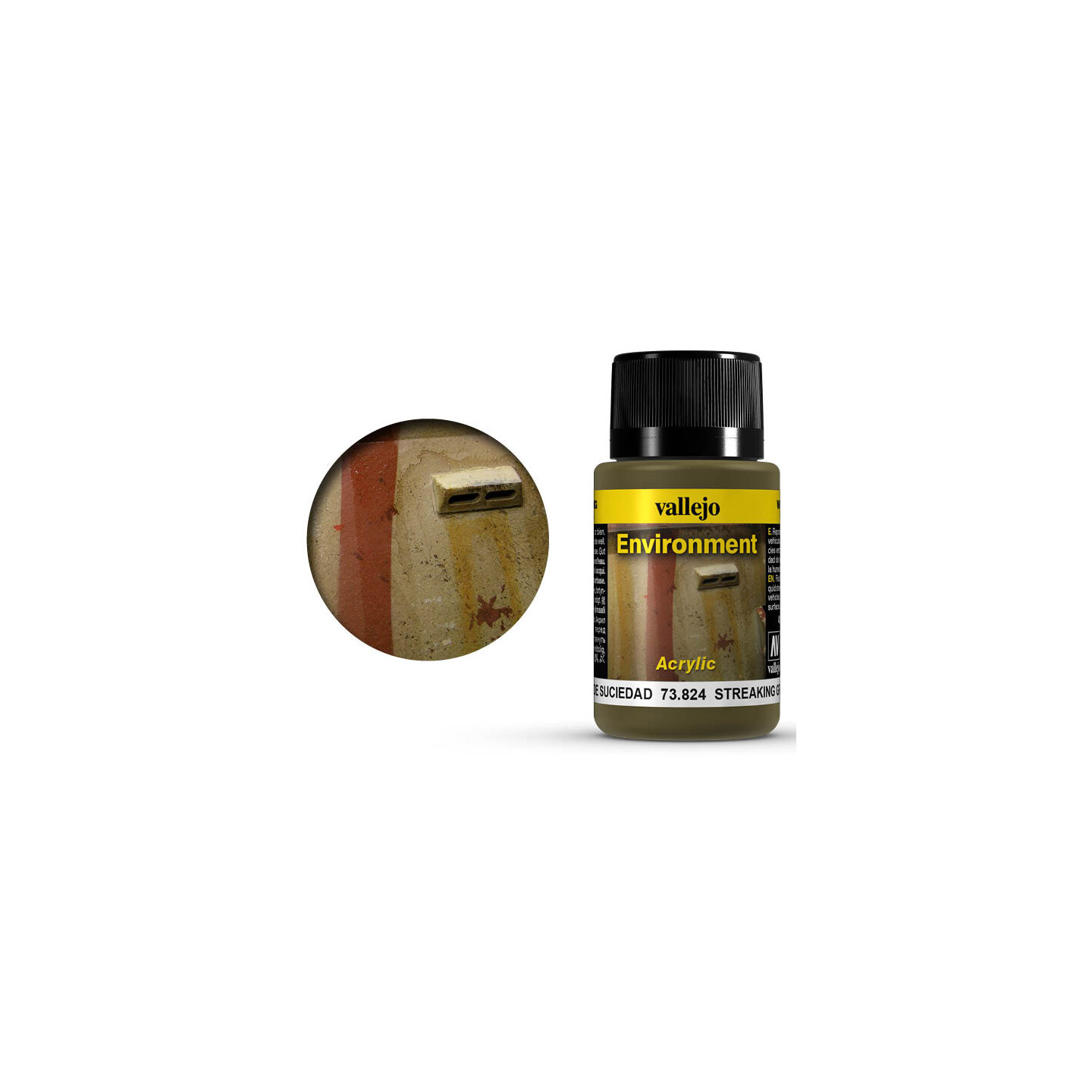 Vallejo Environment Streaking Grime 40ml Weathering Effects - Acrylic