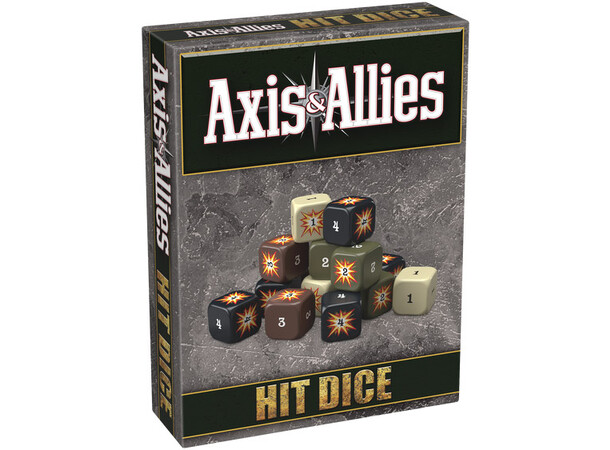 Axis & Allies Hit Dice - 72 stk 