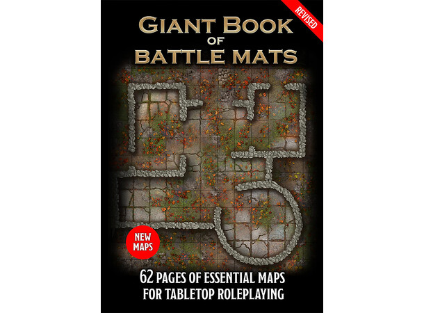 Book of Battlemats GIANT Revised Edition Spiralbunden - 2,5 cm rutnät 