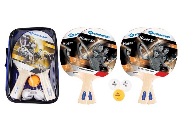 Bordtennis Hobby Set 4 Spillere 