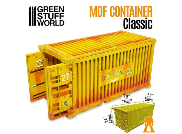 Classic Shipping Container (1 st) Green Stuff World 