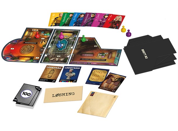 Cluedo Museumstyveriet Brettspill Norsk utgave 