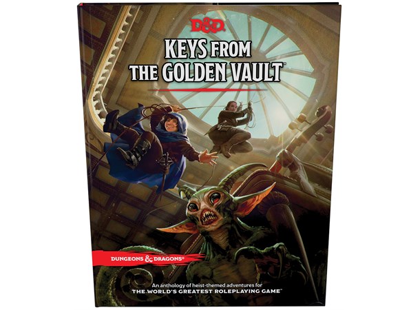D&D Adventure Keys Golden Vault Dungeons & Dragons Scenario 