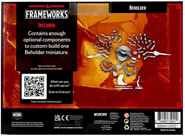 D&D Figur Frameworks Beholder 