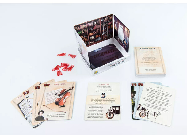 Decktective Lock Up Sherlock Holmes Escape Room Kortspel 