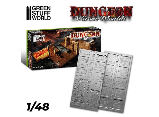 Dungeon Silicone Mould 1:48 Green Stuff World 