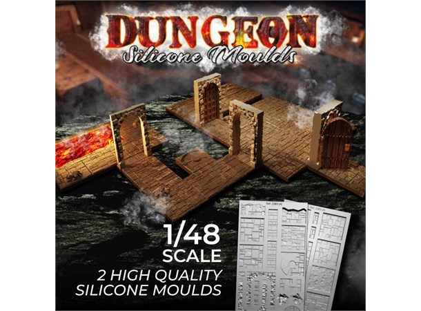 Dungeon Silicone Mould 1:48 Green Stuff World 