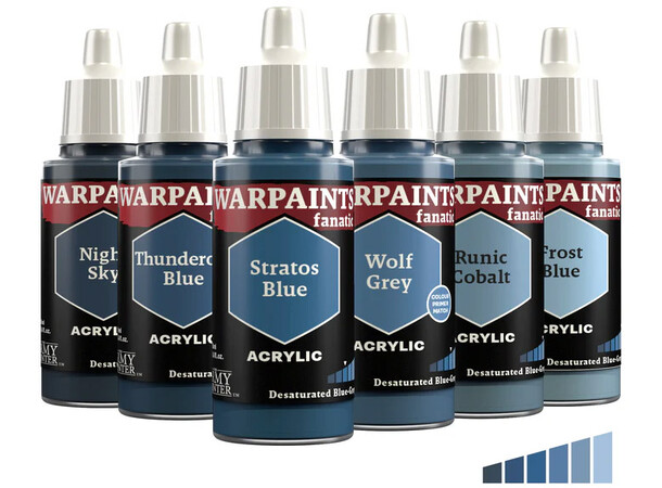 Flexible Triad Desaturated Blue-Greys Army Painter Warpaints Fanatic 