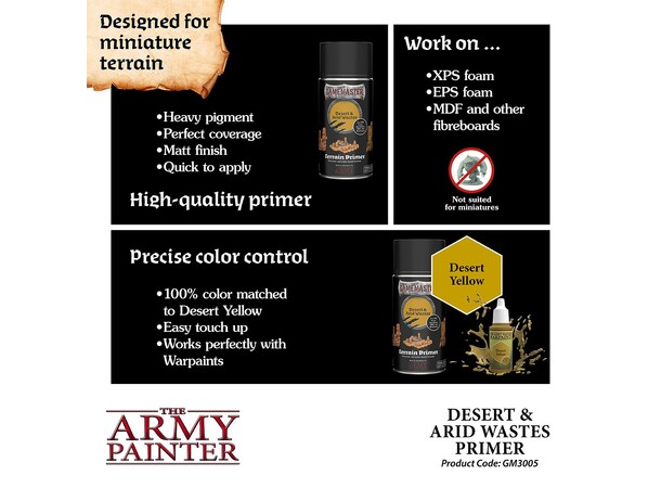 GameMaster Primer Desert & Arid Wastes The Army Painter Terrain Primer 300ml 