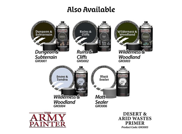 GameMaster Primer Desert & Arid Wastes The Army Painter Terrain Primer 300ml 