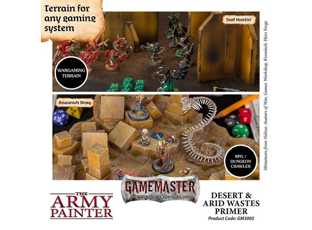 GameMaster Primer Desert & Arid Wastes The Army Painter Terrain Primer 300ml 