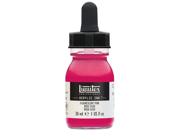 Ink Acrylic Fluorescent Pink Liquitex 987 - 30 ml 
