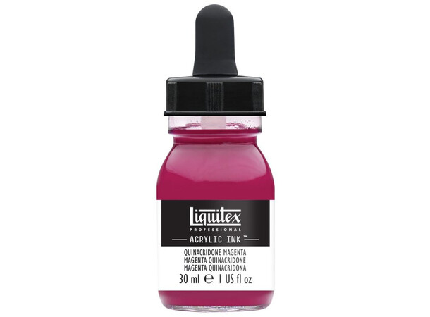 Ink Acrylic Quinacridrone Magenta Liquitex 114 - 30 ml 