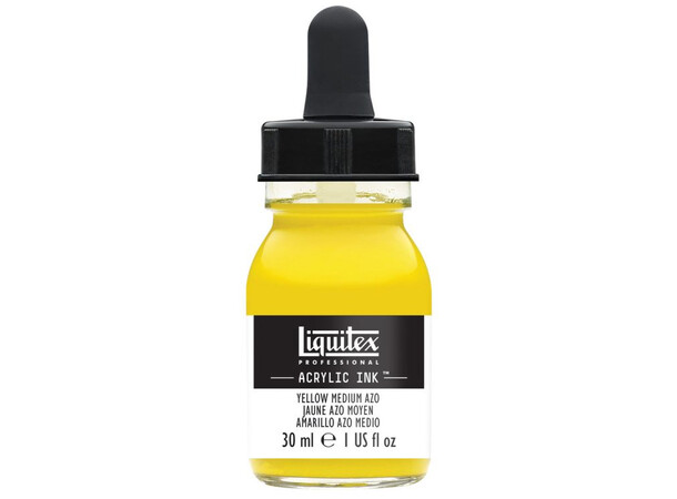 Ink Acrylic Yellow Medium Azo Liquitex 412 - 30 ml 