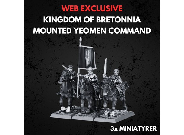 Kingdom of Bretonnia Mounted Yeomen Comm Warhammer The Old World - Command 