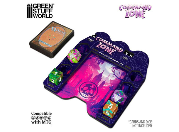 Magic Command Zone Tray - Swamp Green Stuff World 
