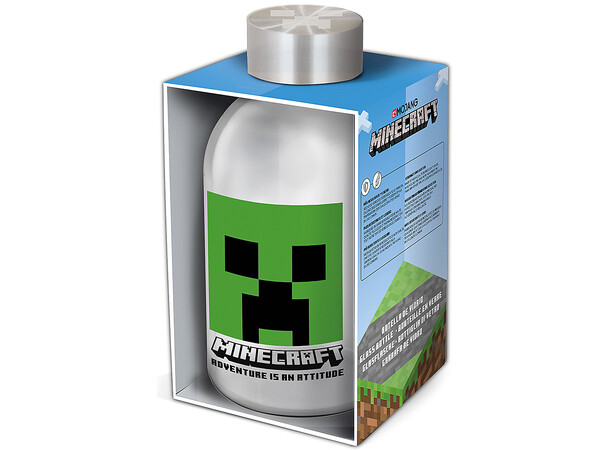 Minecraft Glassflaske 620ml