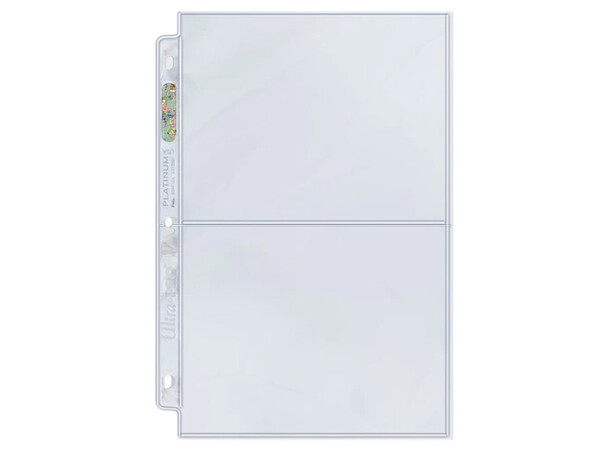 Plastficka 2-Pocket - 100 st Ultra Pro Platinum Series 