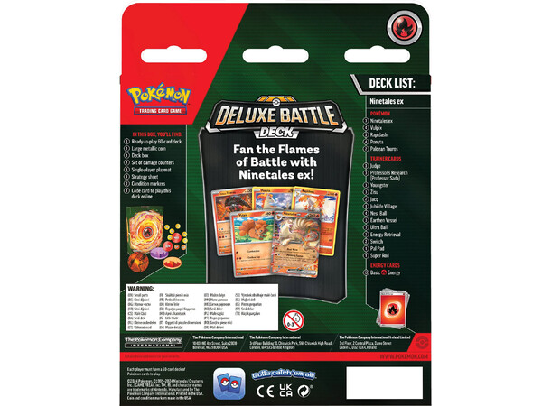 Pokemon Deluxe Battle Deck Ninetales ex 