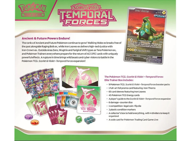 Pokemon Temporal Forces Elite Trainer #2 GRÖN LÅDA - Iron Thorns 