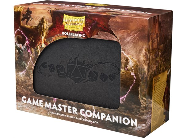 RPG Game Master Companion - Iron Grey Dragon Shield Roleplaying 