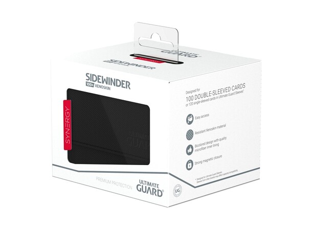 Sidewinder 100+ Synergy Svart/Röd Ultimate Guard 