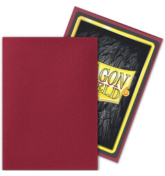 Sleeves Matte Blood Red x100 66x91 Dragon Shield Kortskydd m/deckbox
