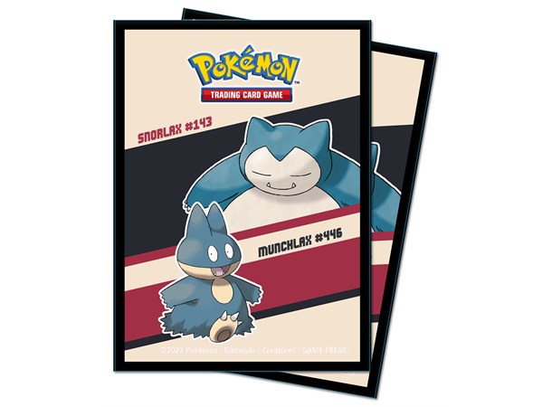 Sleeves Pokemon Snorlax/Munchlax 66x91 Ultra Pro Pokemon Deck Protection 