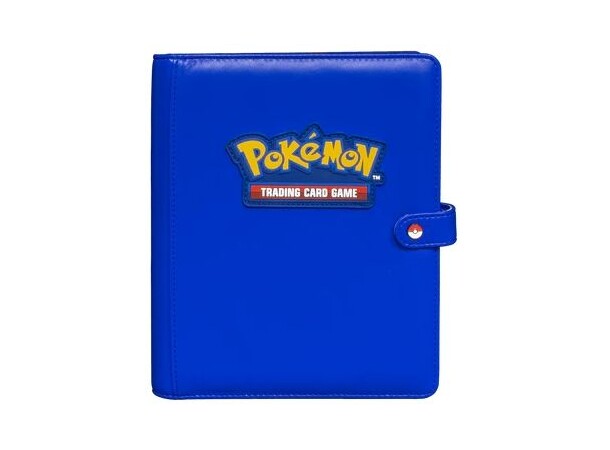 Snap Binder Pokemon 4-Pocket Blå Ultra Pro 