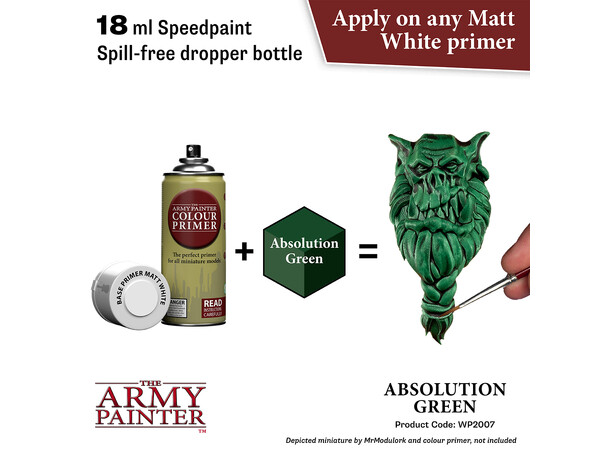 Speedpaint 2.0 Absolution Green Army Painter - 18ml 