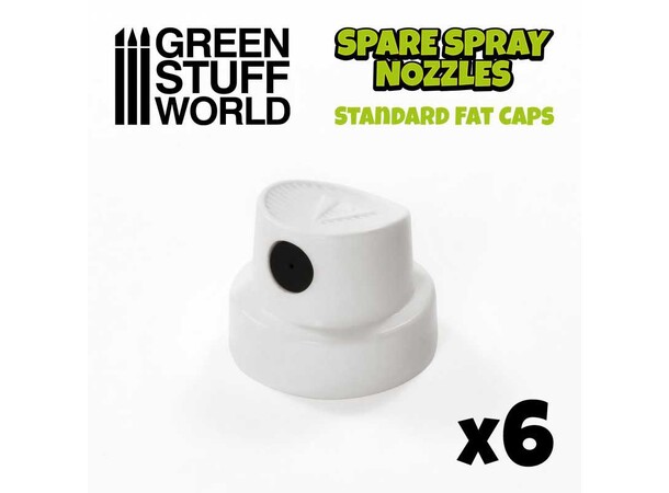 Standard Fat Spray Caps (6 st) Green Stuff World 