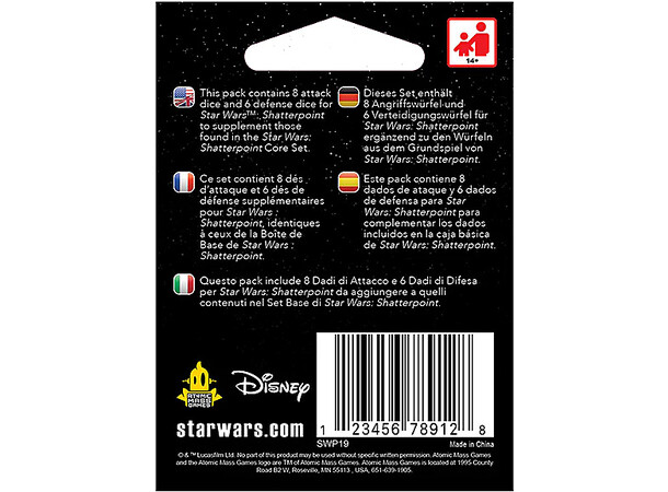 Star Wars Shatterpoint Dice Pack 