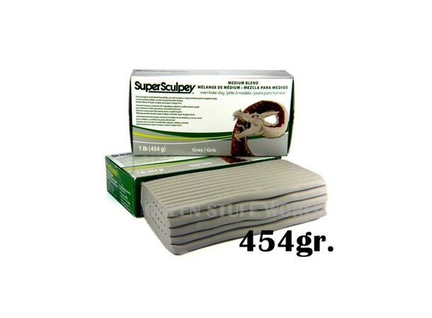 Super Sculpey Medium Gray - 454 g 