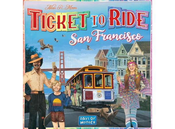 Ticket to Ride San Francisco Brädspel Svensk utgåva 