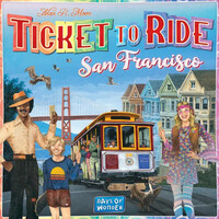 Ticket to Ride San Francisco Brädspel Svensk utgåva