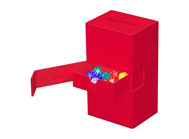 Twin Flip N Tray 200+ Röd Ultimate Guard - Monocolor 