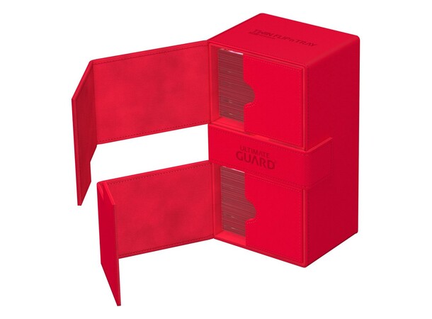 Twin Flip N Tray 200+ Röd Ultimate Guard - Monocolor 