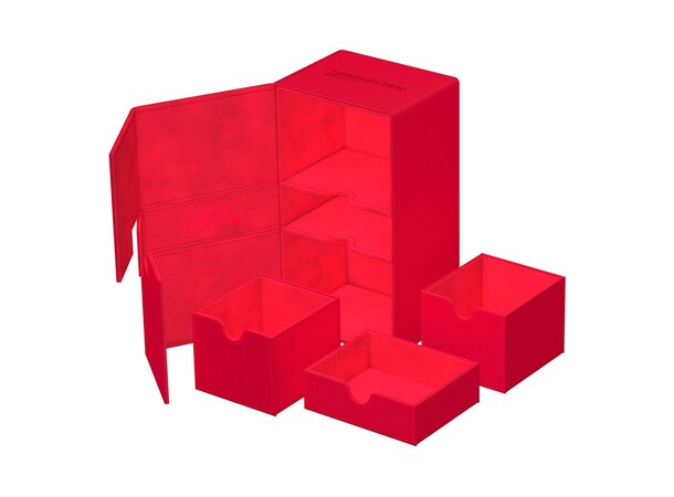 Twin Flip N Tray 200+ Röd Ultimate Guard - Monocolor 