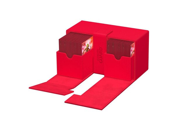 Twin Flip N Tray 200+ Röd Ultimate Guard - Monocolor 