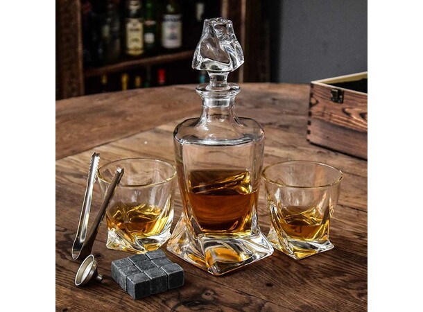 Twisted Decanter Set