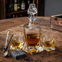 Twisted Decanter Set 