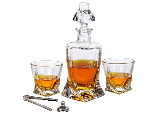 Twisted Decanter Set