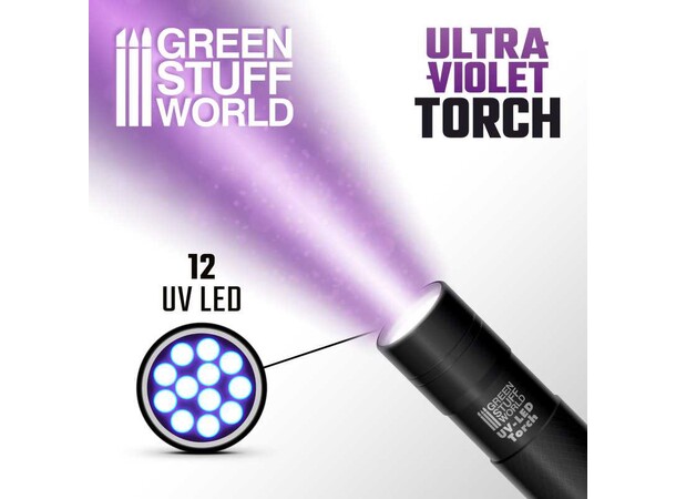 Ultraviolet Torch - UV-ficklampa Green Stuff World 