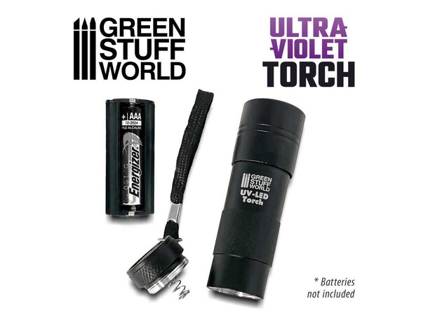 Ultraviolet Torch - UV-ficklampa Green Stuff World 