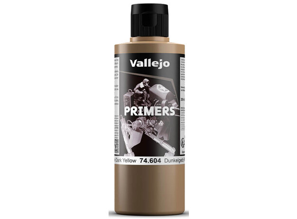 Vallejo Surface Primer Dark Yellow 200ml 